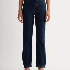 Everlane Dark Blue Straight Leg Women's Jeans